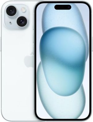 Apple iPhone 15 | 128 GB, Apple A16 Bionic, 6 GB RAM, Câmera dupla (48 MP + 12 MP), Tela 6.1&quot;, Azul (A3090)