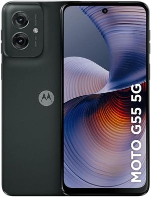 Motorola Moto G55 | 256 GB, Dimensity 7025, 8 GB RAM, Câmera Dupla (50 MP + 8 MP), 6.5&quot;, Preto (XT2435-1)