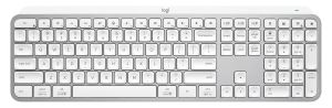 Logitech MX Keys S Branco/Cinza | Teclado Sem Fio Bluetooth (ou Logi Bolt), Clique Silencioso, Iluminação Inteligente