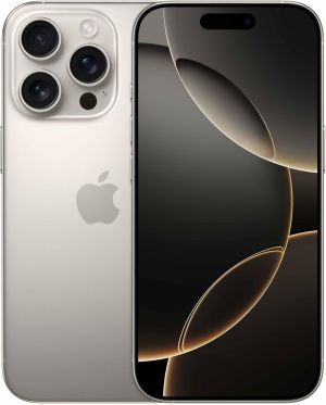 Apple iPhone 16 Pro | 128 GB, Apple A18 Pro, 8 GB RAM, Câmera Tripla (48 MP + 12 MP + 48 MP), Tela 6.3&quot;, Titânio Natural (A3293)